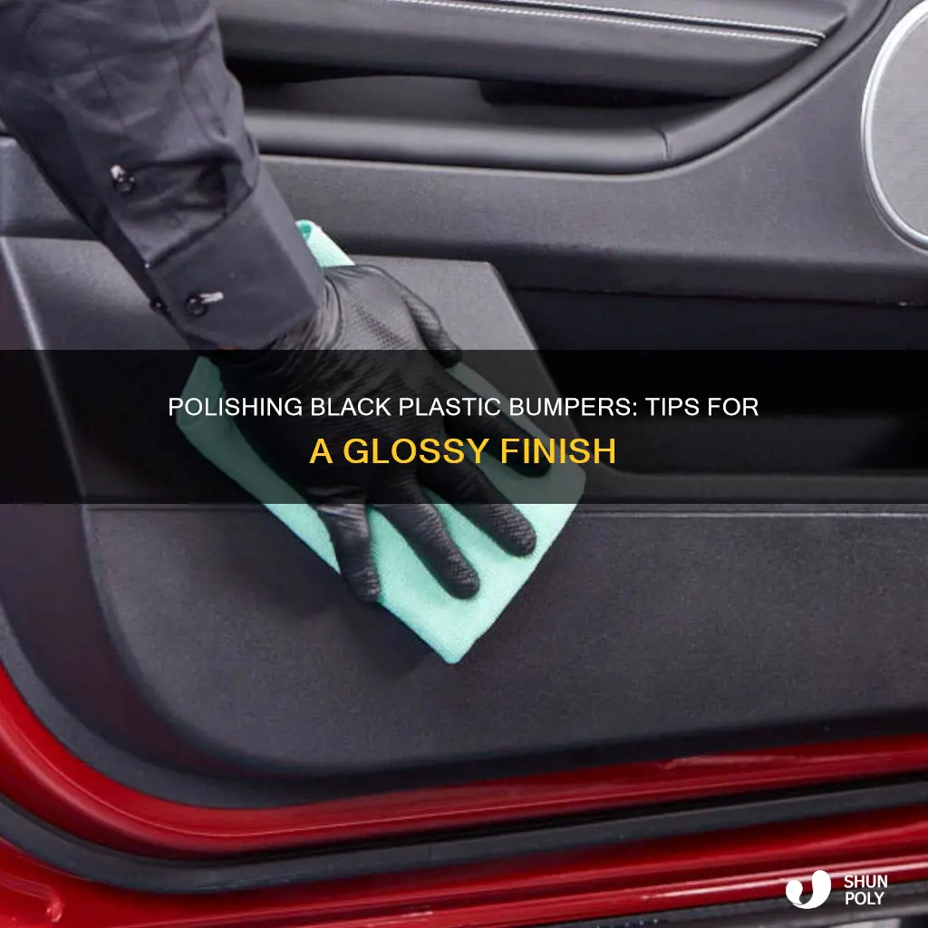 how to polish black plastic bumpers