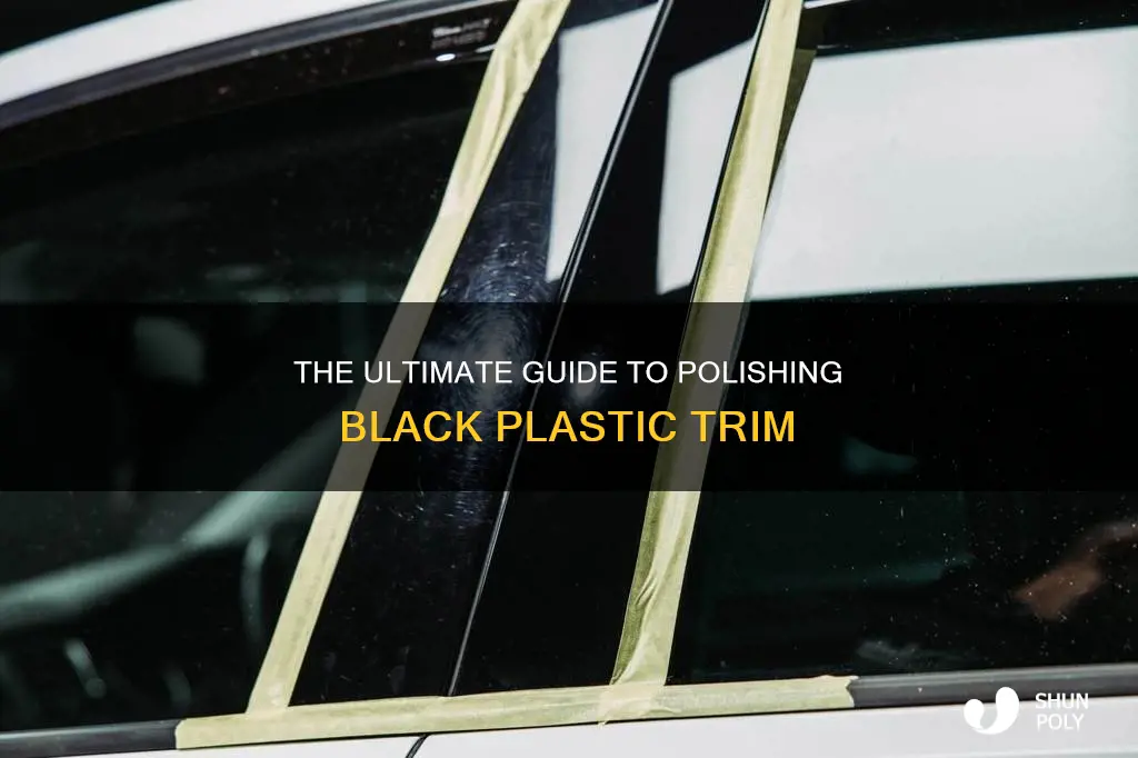 how to polish black plastic trim