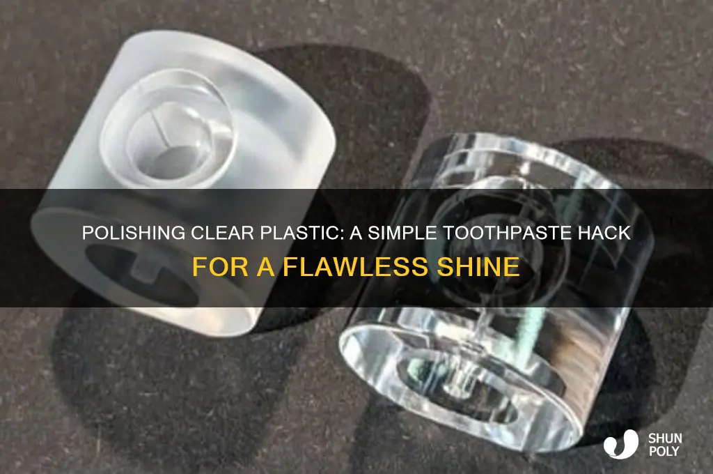 how to polish clear plastic with toothpaste