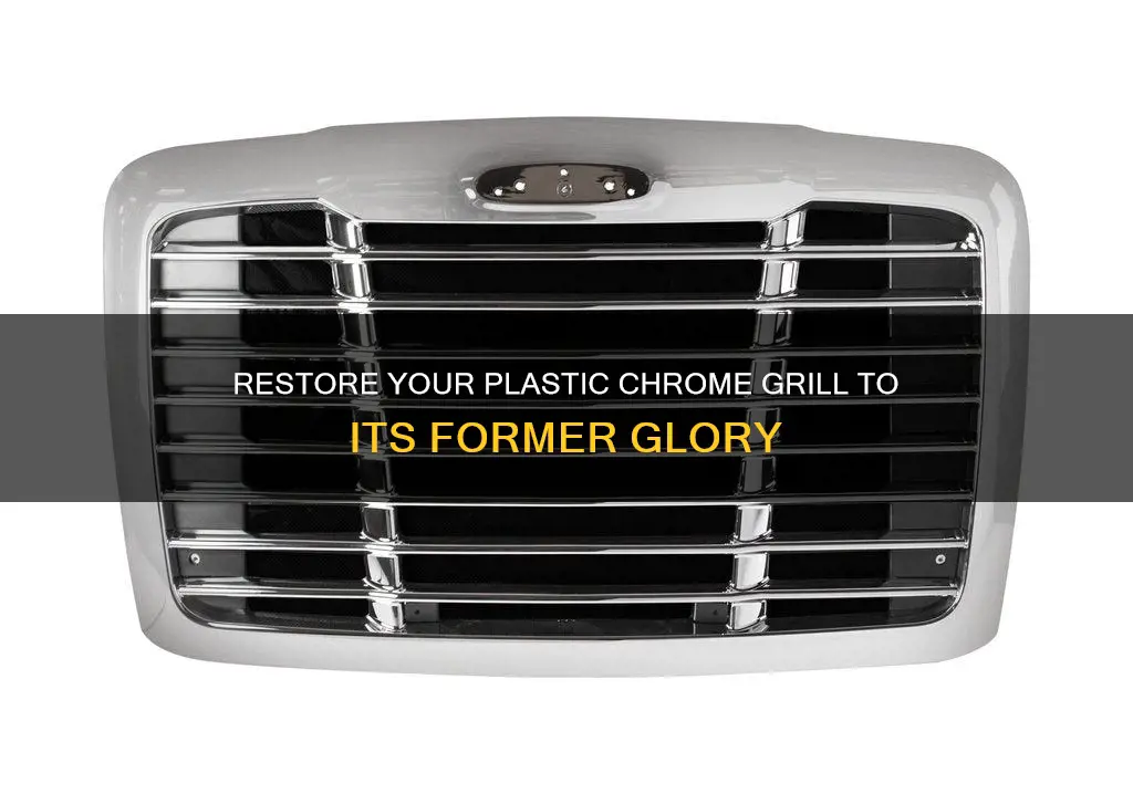 how to polish plastic chrome grill