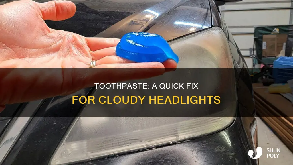 how to polish plastic headlights with toothpaste