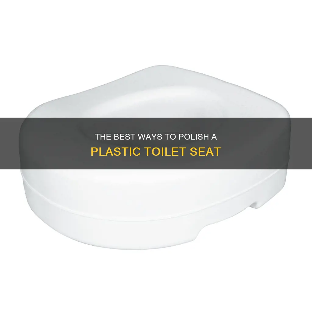 how to polish plastic toilet seat