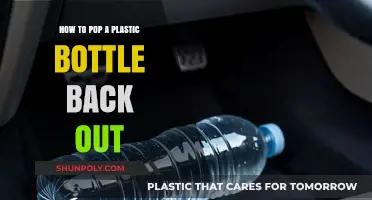 Quick Fix: Popping a Plastic Bottle Back Out Easily