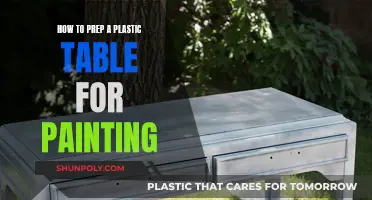 Prepping a Plastic Table for Painting: A Step-by-Step Guide