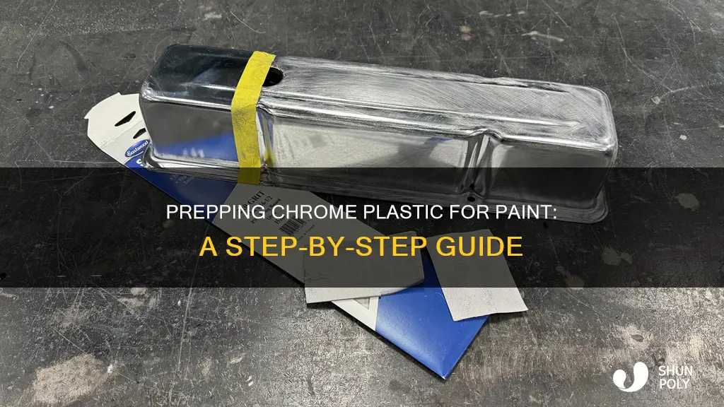 how to prep chrome plastic for paint