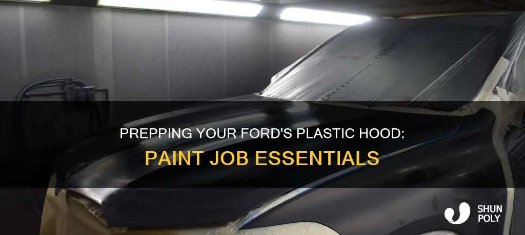how to prep ford plastic hood for paint
