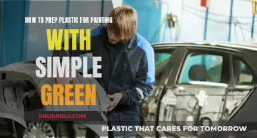 Simple Green: Prepping Plastic for Painting