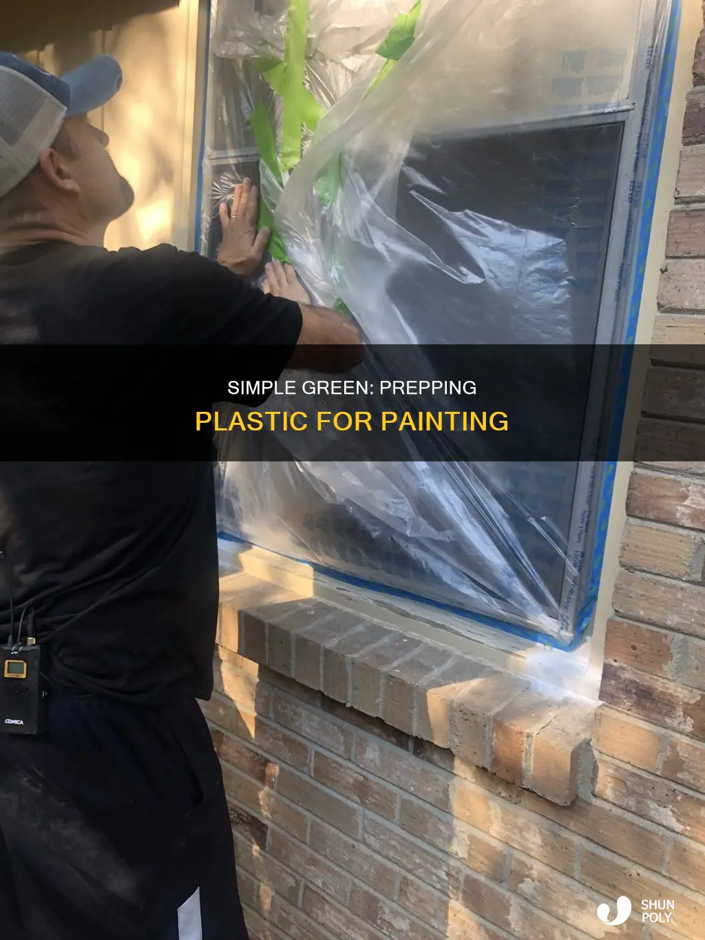 how to prep plastic for painting with simple green