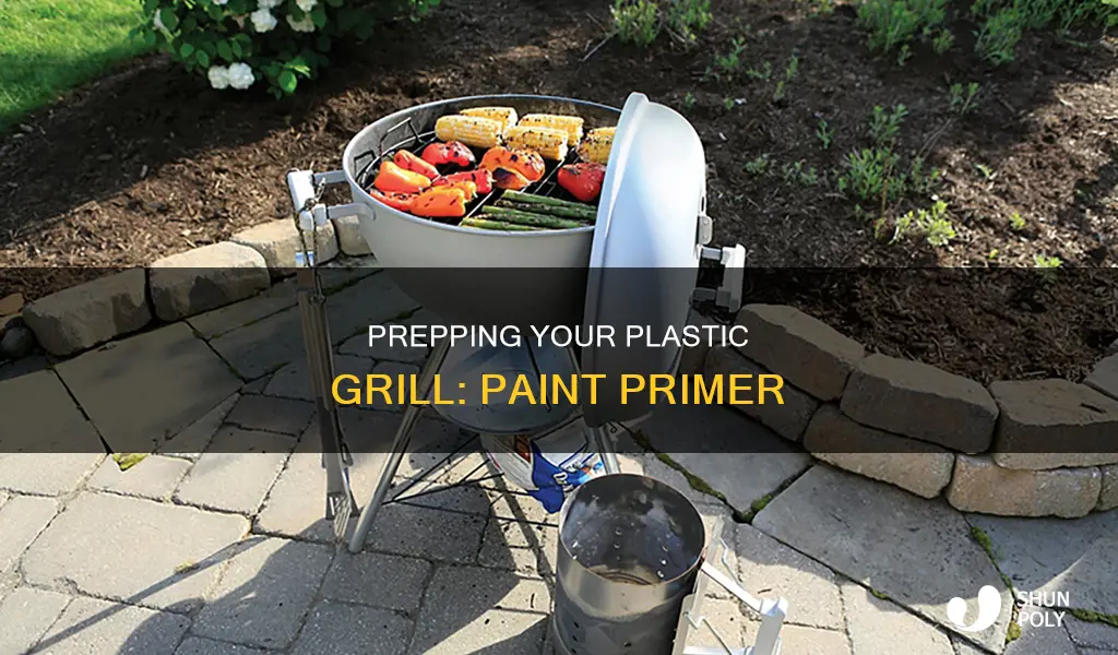 how to prep plastic grill for paint