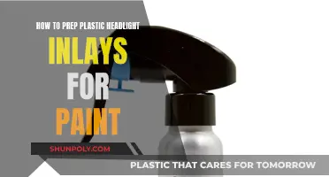 Prepping Plastic Headlight Inlays: Painting Preparation Steps