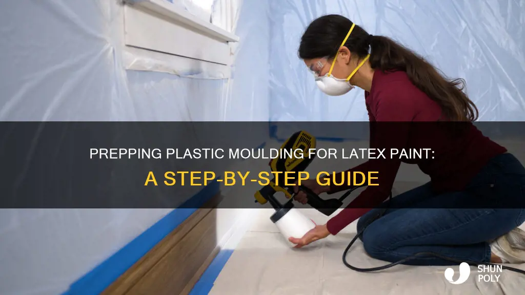 how to prep plastic moulding for latex paint