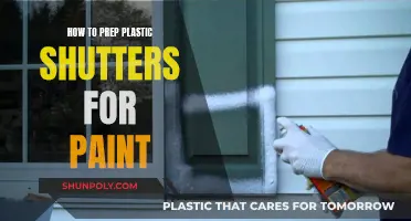 Prepping Plastic Shutters: Painting Preparation Techniques