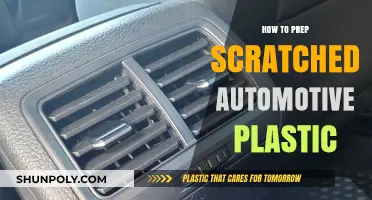 Prepping Scratched Automotive Plastic: A Step-by-Step Guide