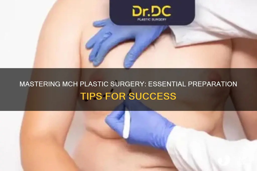 how to prepare for mch plastic surgery