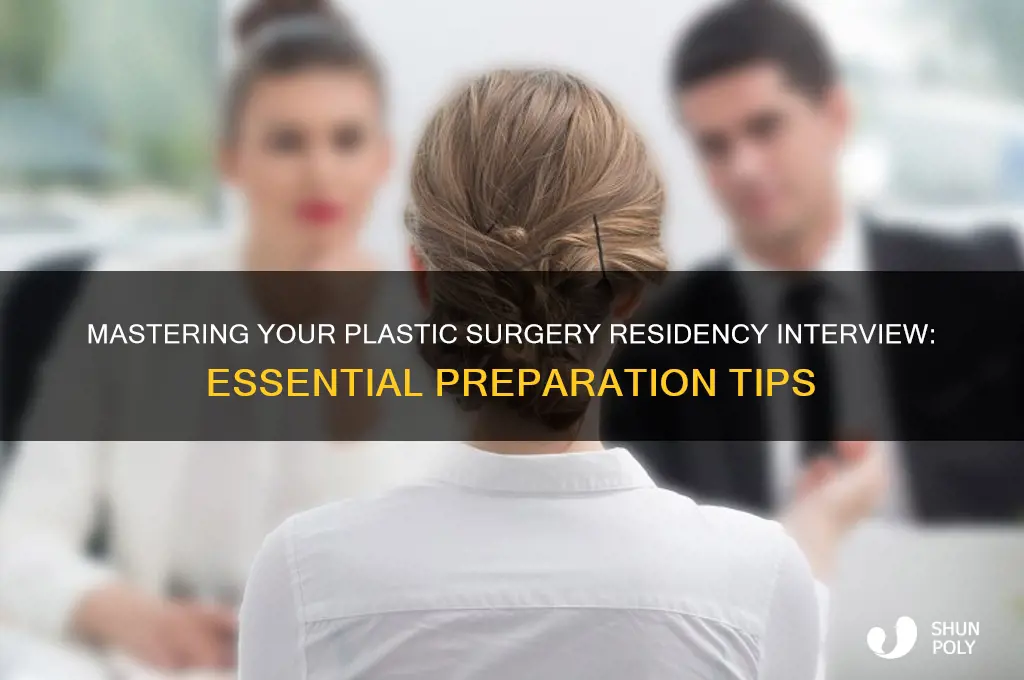 how to prepare for plastic surgery residency interview