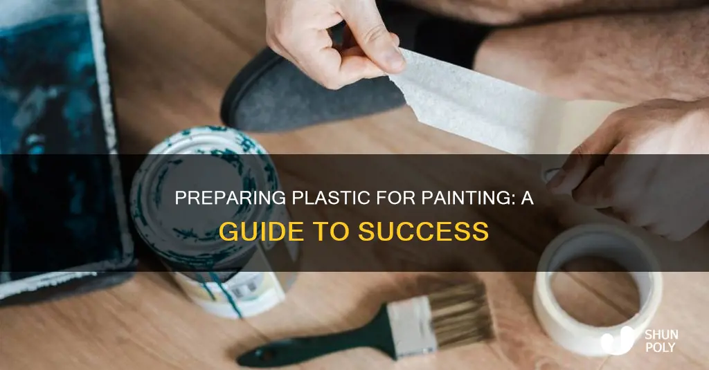 how to prepare plastic before painting