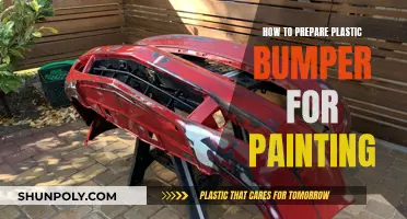 Prepare Plastic Bumpers for Painting: Sand, Prime, Paint