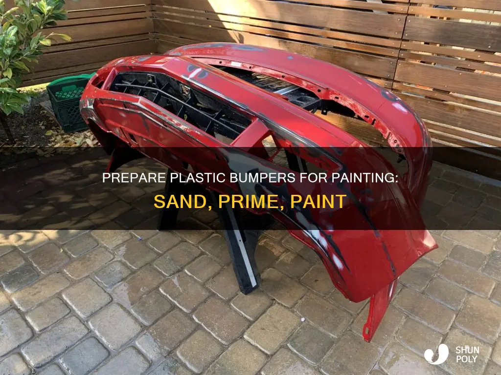 how to prepare plastic bumper for painting
