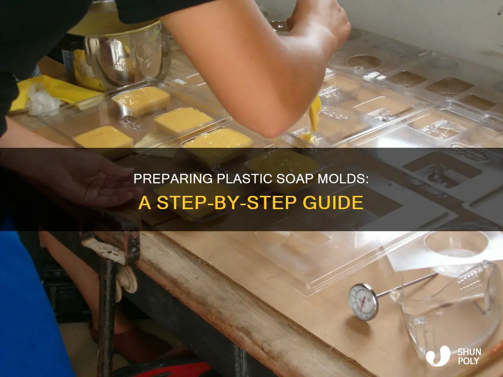 how to prepare plastic soap molds