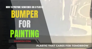 Repairing Scratches on Plastic Bumpers: Prep for Painting