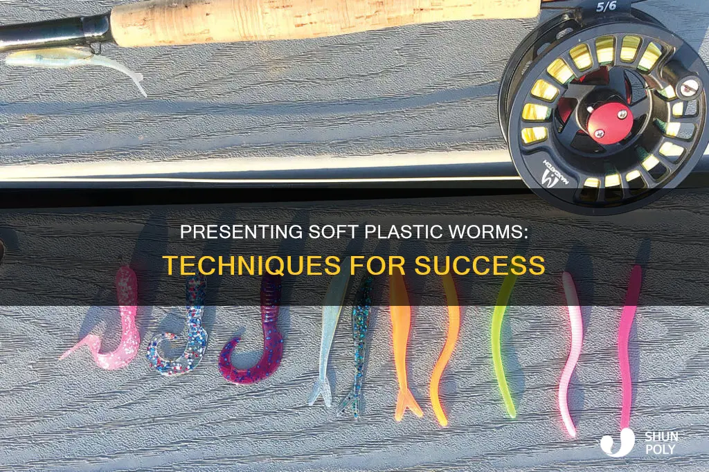 how to present soft plastic worm