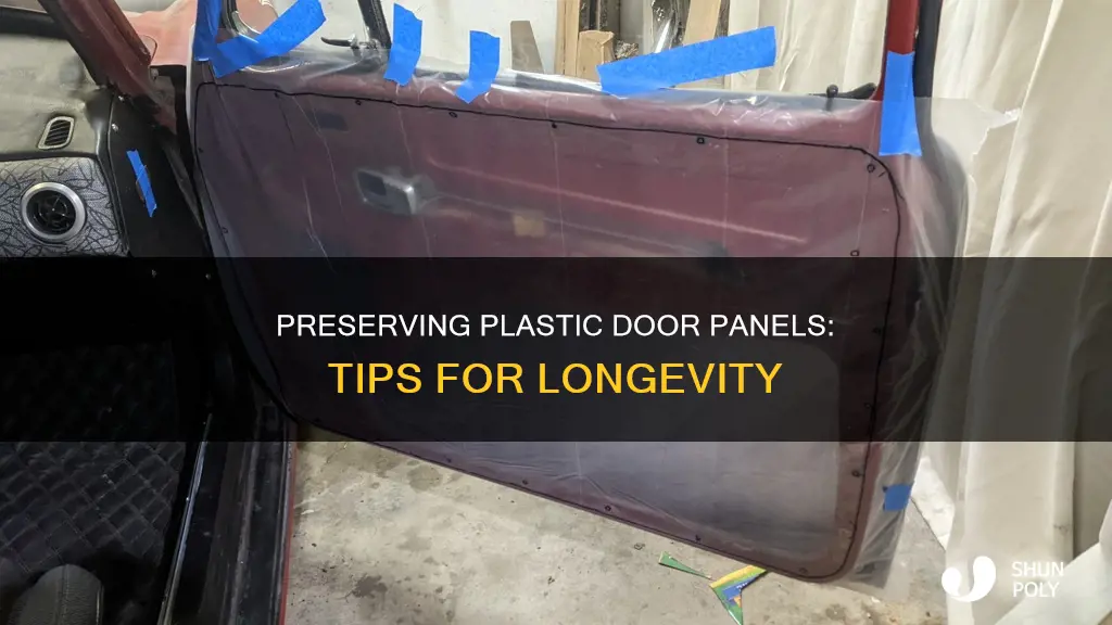 how to preserve plastic door panels