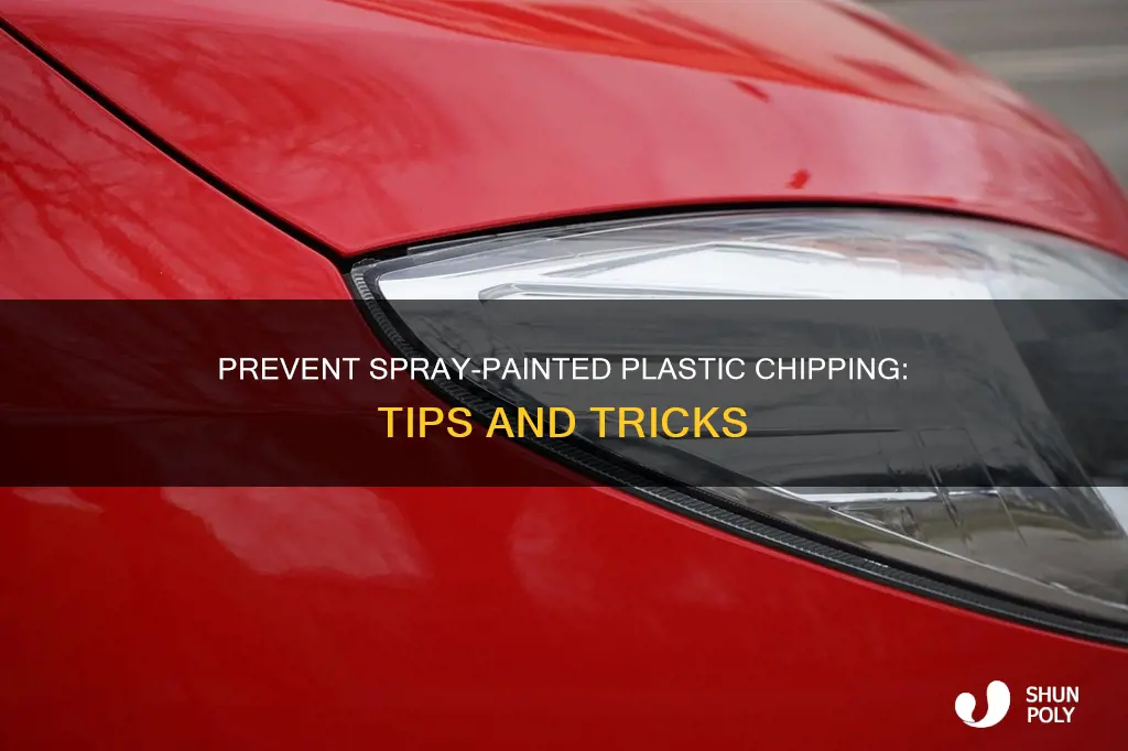 how to prevent spray painted plastic from chipping