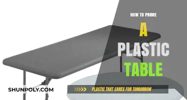 The Perfect Primer for Plastic Tables