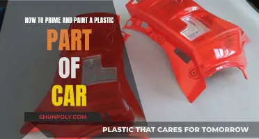 Primer and Paint: Refreshing Your Car's Plastic Trim