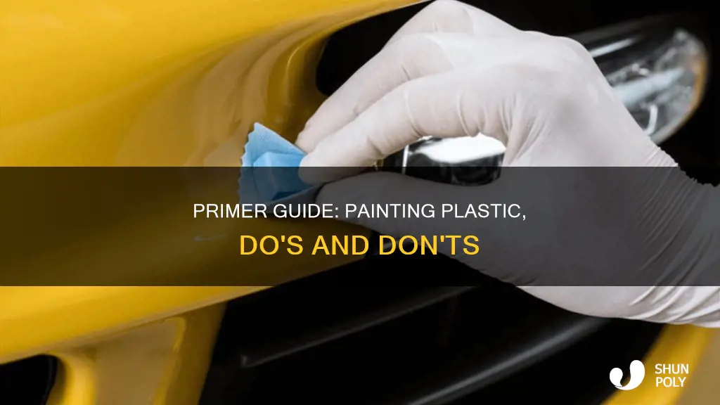 how to prime plastic before painting