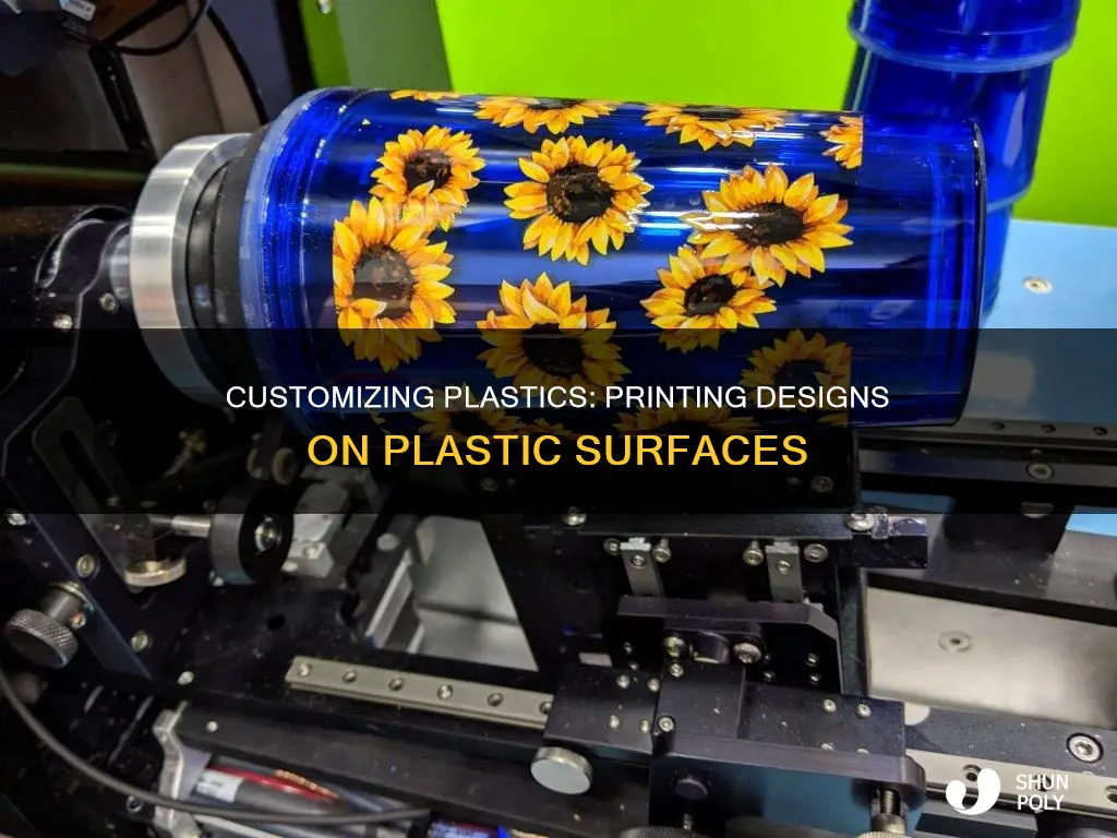 how to print a design on plastic