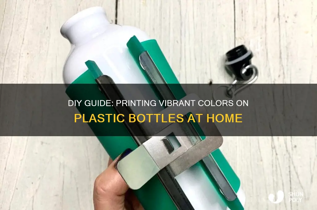how to print color on plastic bottles at home