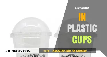 Customizing Plastic Cups: Printing Techniques and Ideas