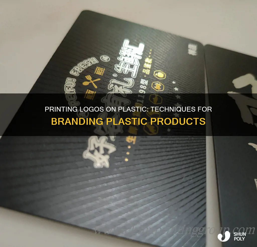 how to print logo on plastic products