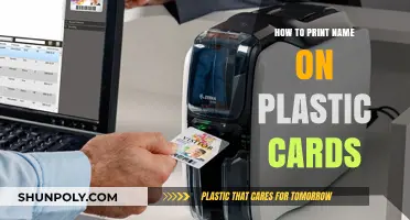 Personalized Plastic Cards: Printing Names Perfectly