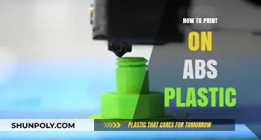 Printing on ABS Plastic: A Comprehensive Guide