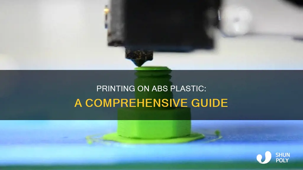 how to print on abs plastic