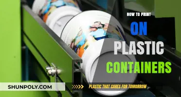 Printing on Plastic Containers: A Step-by-Step Guide