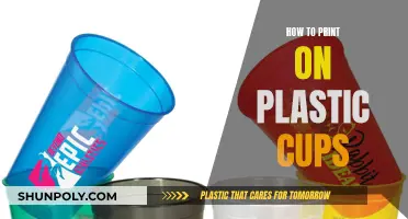 Printing on Plastic Cups: A Step-by-Step Guide