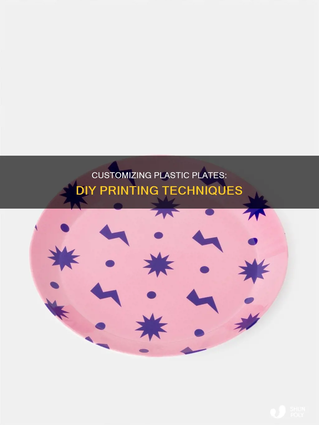 how to print on plastic plates