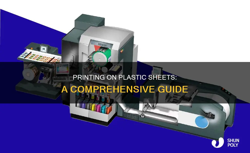 how to print on plastic shhet