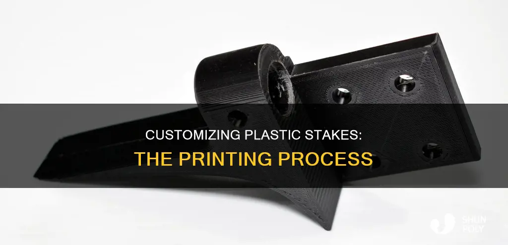 how to print on plastic stakes