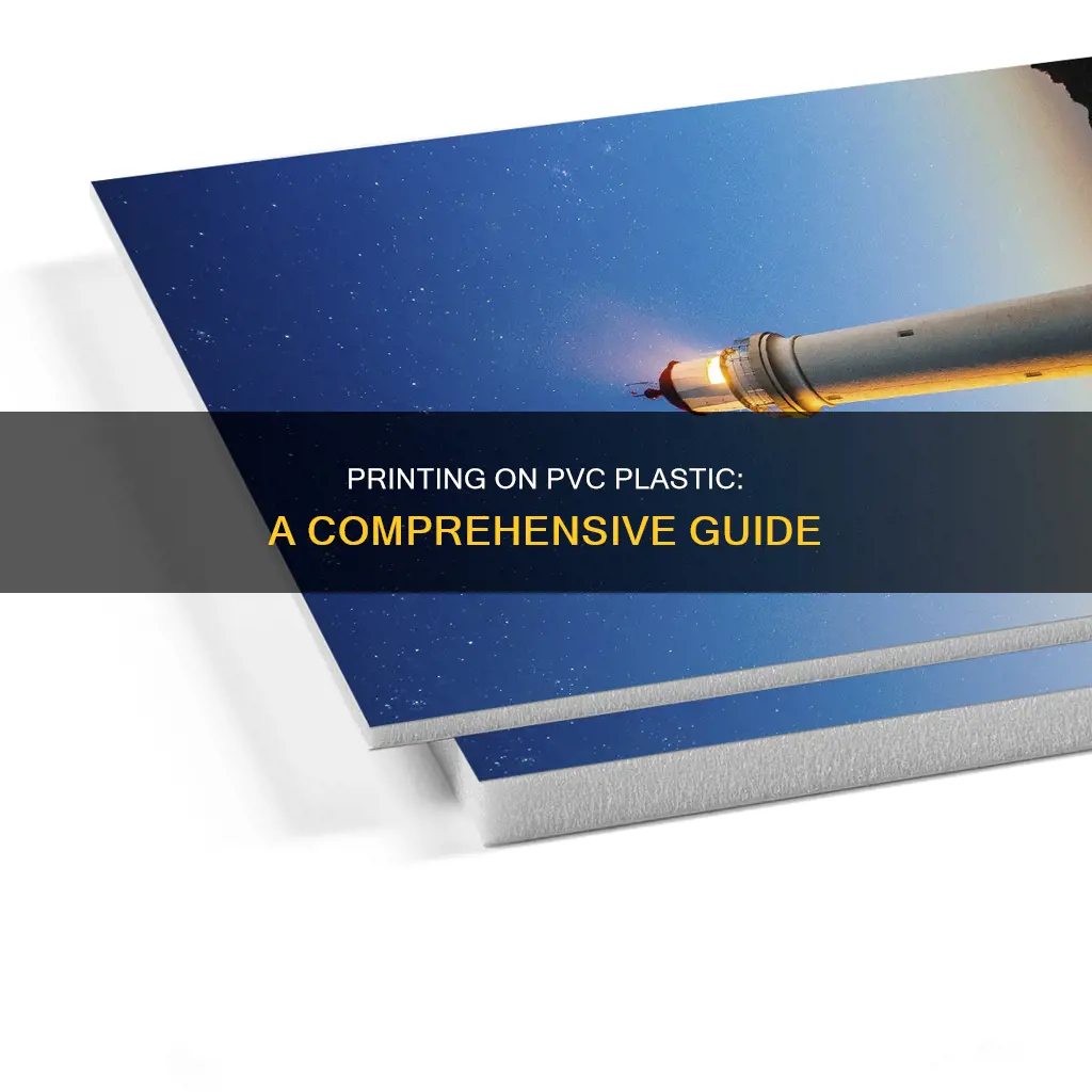 how to print on pvc plastic