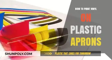 Printing Vinyl on Plastic Aprons: A Step-by-Step Guide
