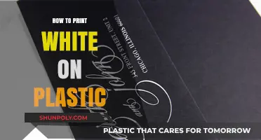 Printing White on Plastic: Techniques and Tricks