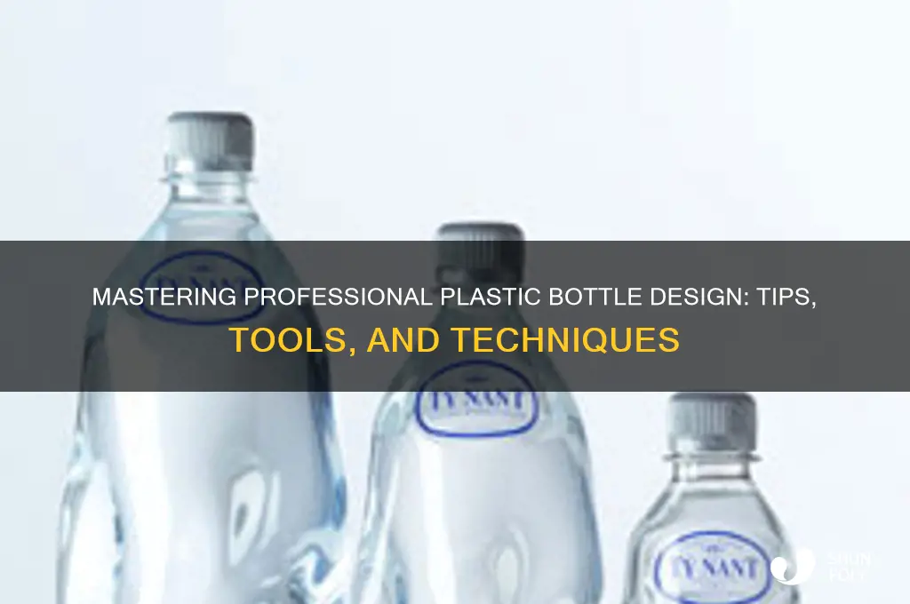 how to professionally design plastic bottle