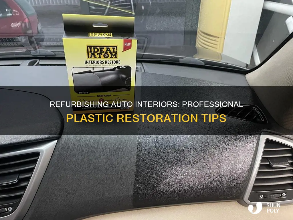 how to professionally refurbish plastic auto interior