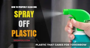 Effective Methods to Safely Remove Bug Spray from Plastic Surfaces