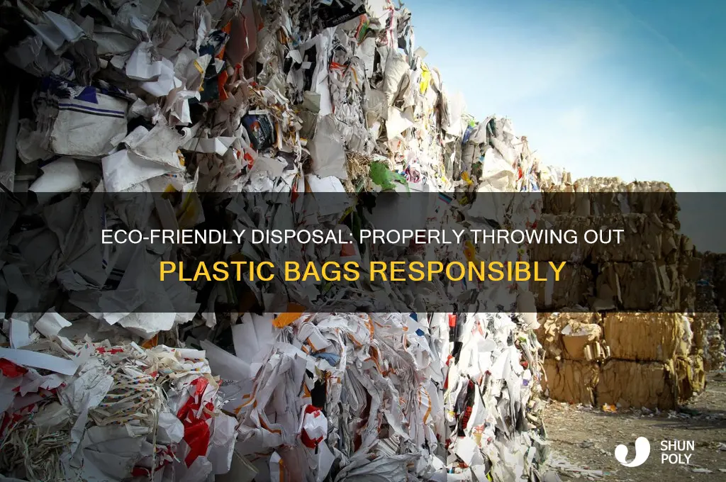 how to properly throw out plastic bags