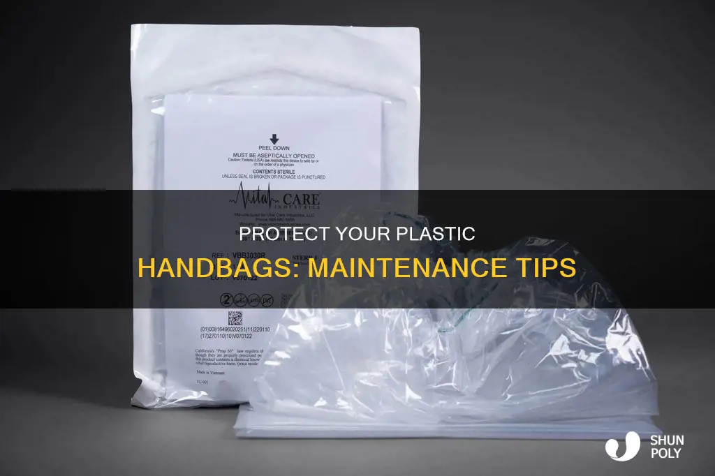 how to protect and maintain plastic handbags